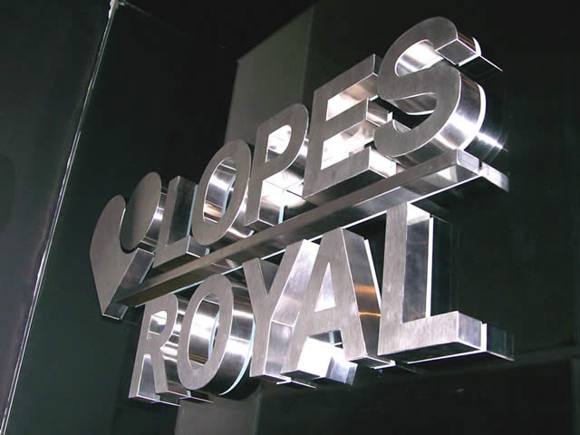 Letra Caixa Lopes Royal