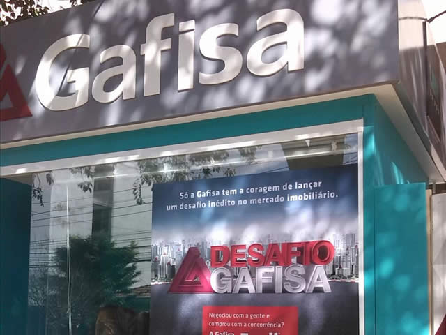 Letra Caixa e Logotipo - Gafisa