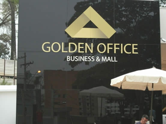 Letra Caixa Golden Office