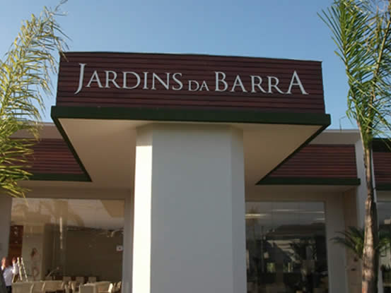 Letra Caixa Jardins da Barra