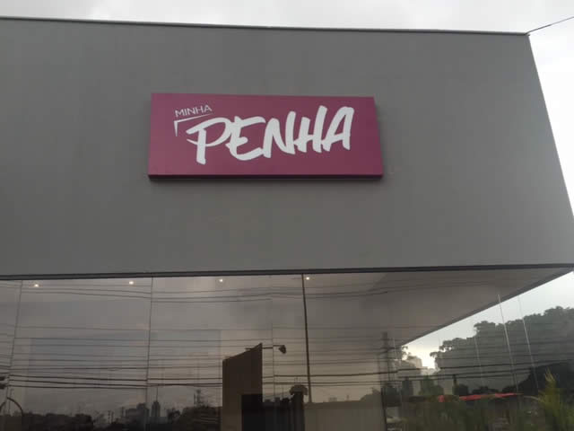 Letra Caixa e Logotipo - Minha Penha
