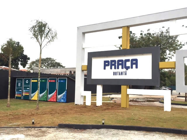 Letra Caixa - Praça Butantã