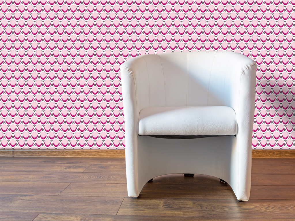 Papel de Parede HP Geometric Pink