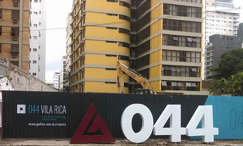 Tapume Gafisa - Vila Rica